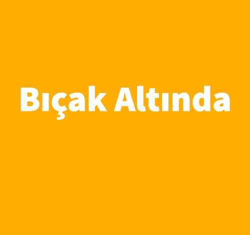 Bıçak Altında - Arnold van de Laar