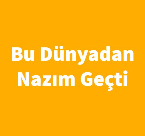Bu Dünyadan Nazım Geçti - Vâlâ Nureddin Vâ - Nû