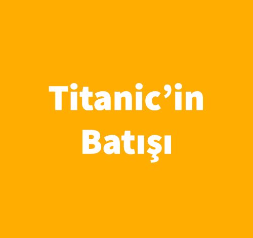 Titanicin Batışı - Hans Magnus Enzensberger