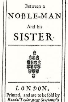 Love-Letters Between a Nobleman and His Sister by Aphra Behn