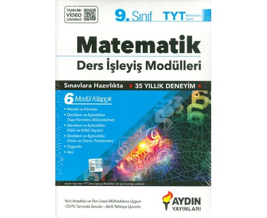 Aydın 9.Sınıf TYT Matematik Ders İşleyiş Modülleri
