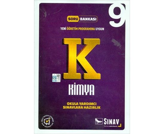 Sınav 9.Sınıf Kimya Soru Bankası Kitabı PDF indir 1 Sınav 9.Sınıf Kimya Soru Bankası