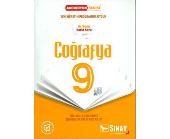 Sınav 9.Sınıf Coğrafya Aç Konu Katla Soru Akordiyon Serisi
