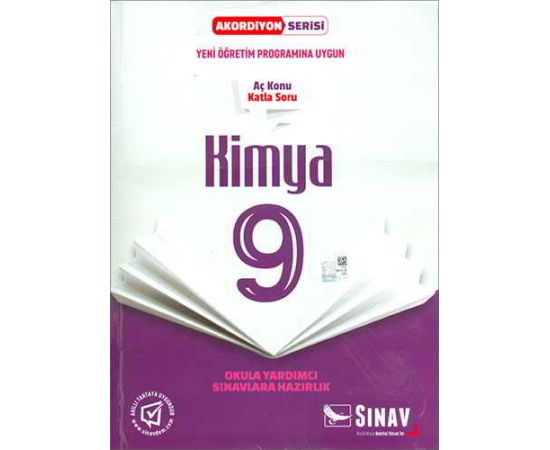 Sınav 9.Sınıf Kimya Aç Konu Katla Soru Akordiyon Serisi