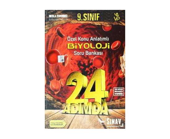 Sınav 9.Sınıf Biyoloji 24 Adımda Özel Konu Anlatımlı Soru Bankası