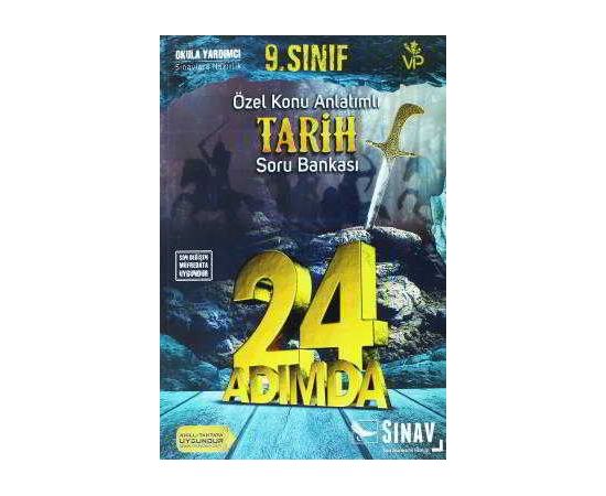 Sınav 9.Sınıf Tarih 24 Adımda Özel Konu Anlatımlı Soru Bankası