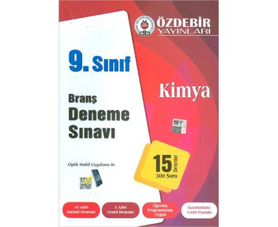 Özdebir 9.Sınıf Kimya Branş Deneme Sınavı