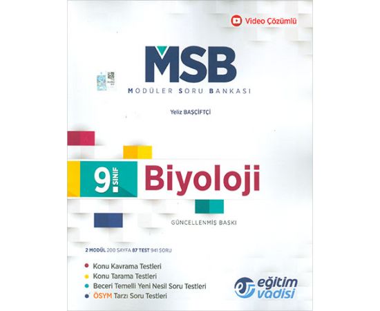 Eğitim Vadisi 9.Sınıf Biyoloji MSB Modüler Soru Bankası