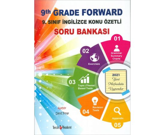 9.Sınıf İngilizce Konu Özetli Soru Bankası Tercih Akademi Yayınları