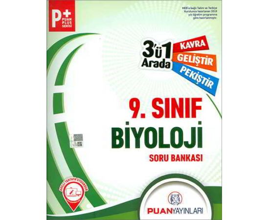 Puan 9.Sınıf Biyoloji 3ü 1 Arada Soru Bankası