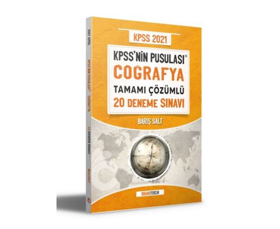 Doğru Tercih 2021 KPSSnin Pusulası Coğrafya Çözümlü 20 Deneme Sınavı