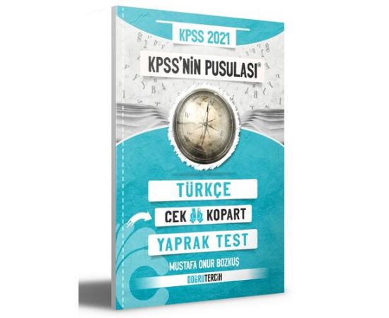 Doğru Tercih 2021 KPSSnin Pusulası Türkçe Çek Kopart Yaprak Test