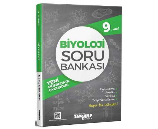 9.Sınıf Biyoloji Soru Bankası Ankara Yayıncılık Kitabı PDF indir 1 9.Sınıf Biyoloji Soru Bankası Ankara Yayıncılık