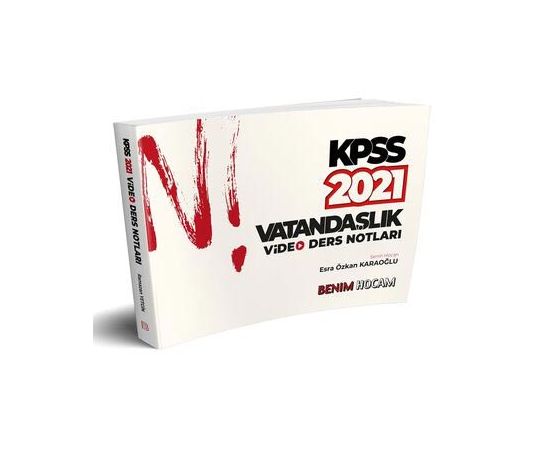 Benim Hocam 2021 KPSS Vatandaşlık Video Ders Notları