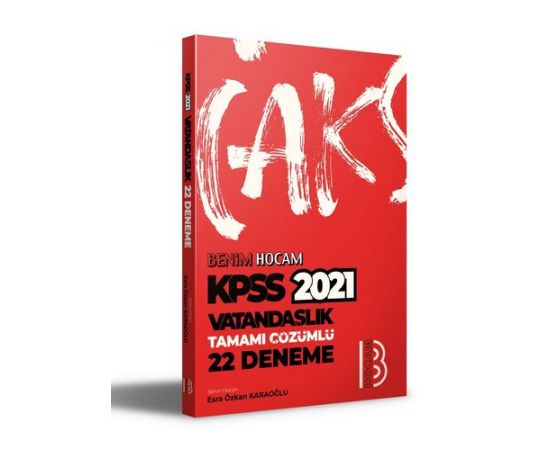 Benim Hocam 2021 KPSS Vatandaşlık Tamamı Çözümlü 22 Deneme