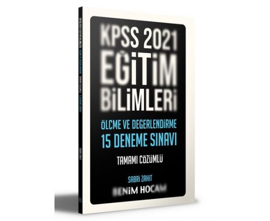 Benim Hocam 2021 Ölçme ve Değerlendirme Tamamı Çözümlü 15 Deneme