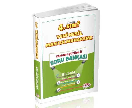 Editör 4.Sınıf Bilsem Mantık Muhakeme Yeteneği Soru Bankası