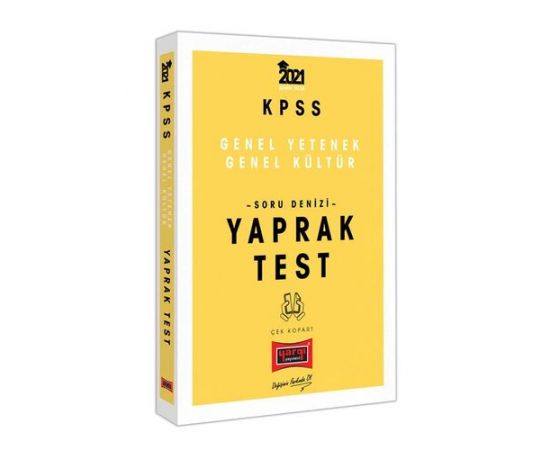 Yargı 2021 KPSS Lisans Soru Denizi Çek Kopart Yaprak Test