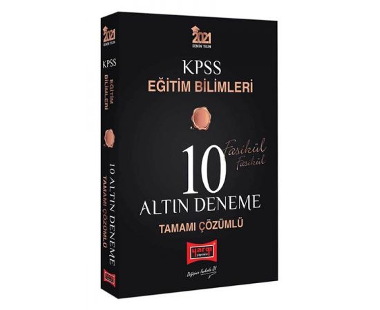 Yargı 2021 KPSS Eğitim Bilimleri Çözümlü Altın 10 Fasikül Deneme