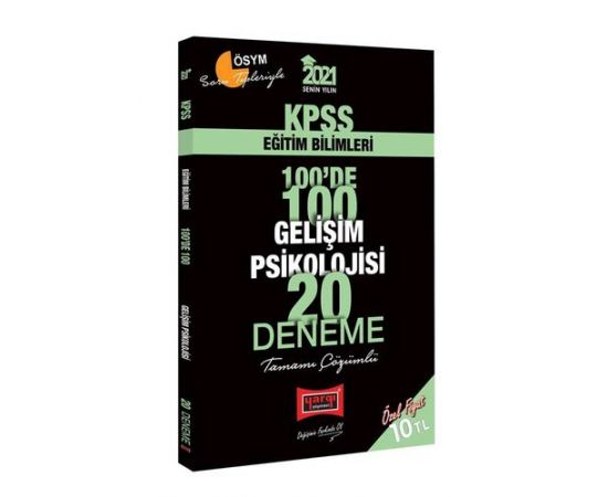 Yargı 2021 KPSS Gelişim Psikolojisi Çözümlü 20 Deneme