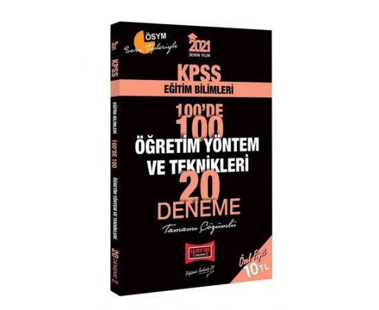 Yargı 2021 KPSS Öğretim Yöntem ve Teknikleri Çözümlü 20 Deneme