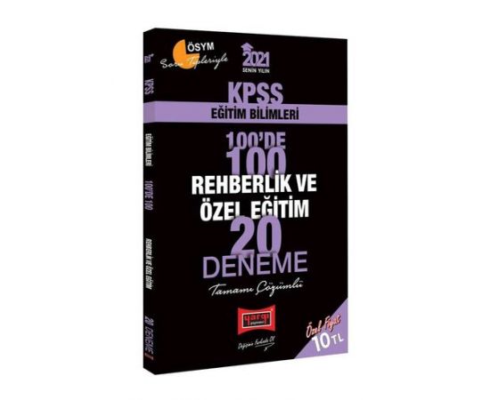 Yargı 2021 KPSS Rehberlik ve Özel Eğitim Çözümlü 20 Deneme