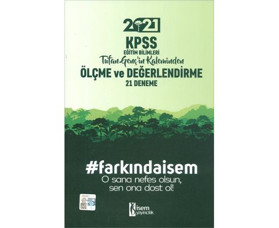 2021 İsem KPSS Eğitim Bilimleri Ölçme ve Değerlendirme 21 Deneme