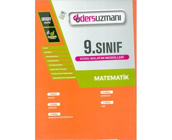 Ders Uzmanı 9.Sınıf Matematik Konu Anlatım Modülleri