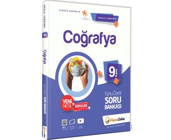 Hiper Zeka 9.Sınıf Coğrafya Konu Özetli Soru Bankası