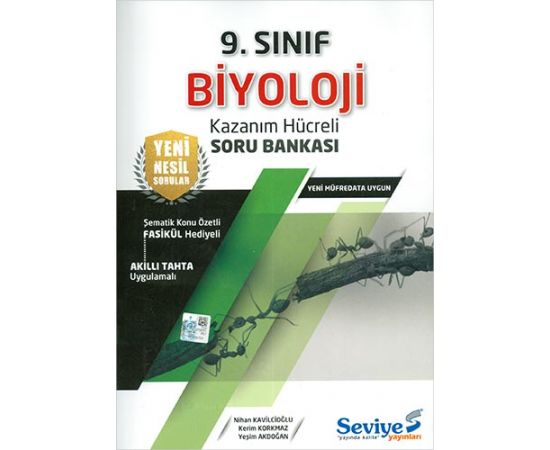Seviye 9.Sınıf Biyoloji Kazanım Hücreli Soru Bankası