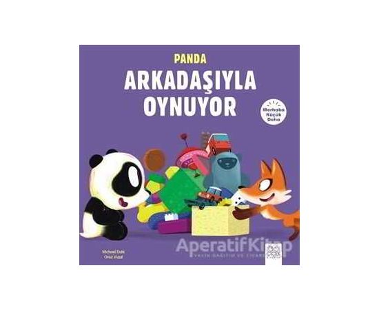 Merhaba Küçük Deha - Panda Arkadaşıyla Oynuyor - Michael Dahl - 1001 Çiçek Kitaplar