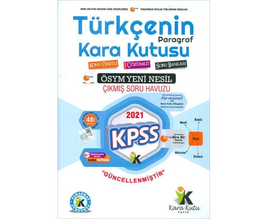 İnformal 2021 KPSS Türkçenin Kara Kutusu Paragraf Konu Özetli Soru Bankası 2. Cilt