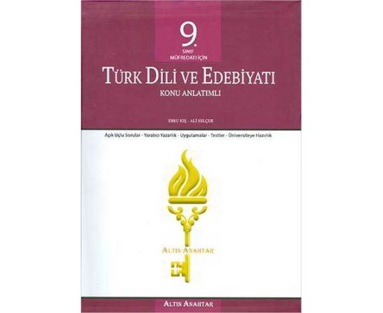 Altın Anahtar 9.Sınıf Türk Dili ve Edebiyatı Konu Anlatımlı