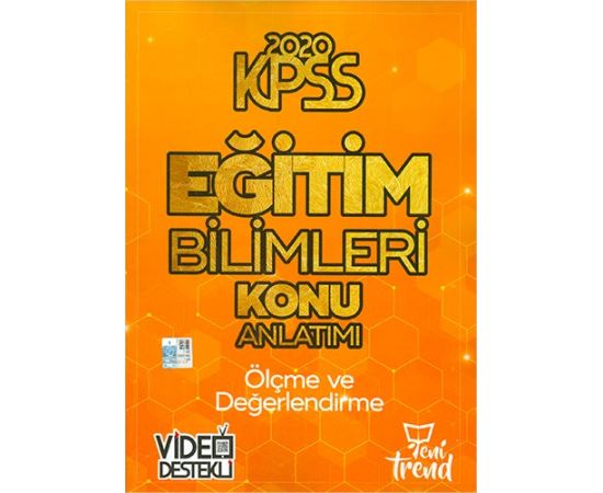 Yeni Trend 2020 KPSS Ölçme ve Değerlendirme Konu Anlatımı