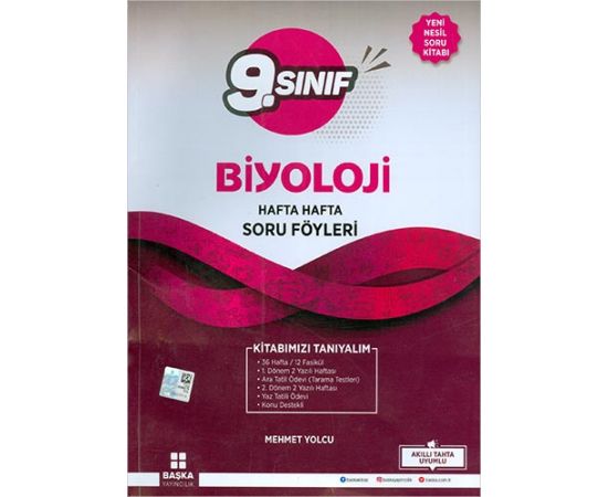 Başka 9.Sınıf Biyoloji Hafta Hafta Soru Föyleri