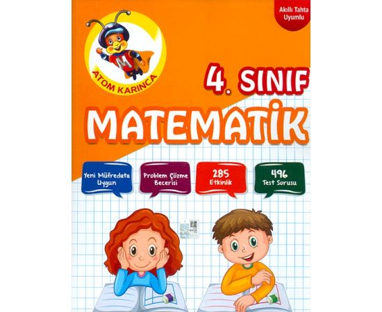4.Sınıf Matematik Kitabı Atom Karınca Yayınları