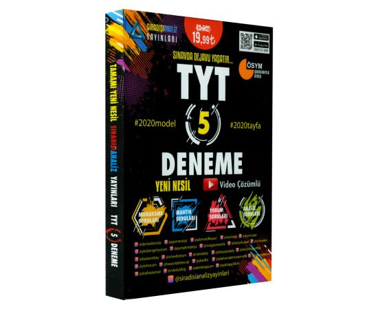 Sıra Dışı Yeni Nesil TYT 5 Deneme Sınavı