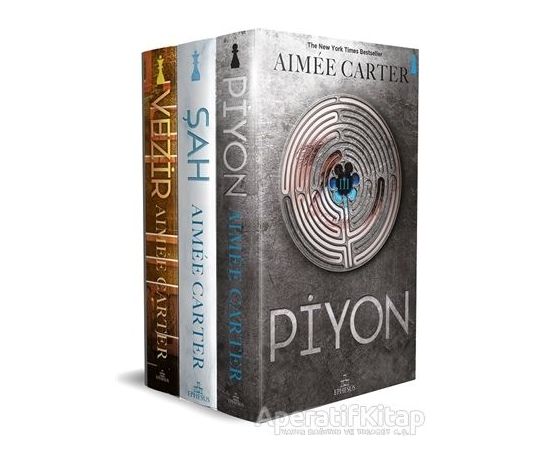 Piyon Vezir Şah Kutulu Seti (3 Kitap Takım) - Aimee Carter - Ephesus Yayınları