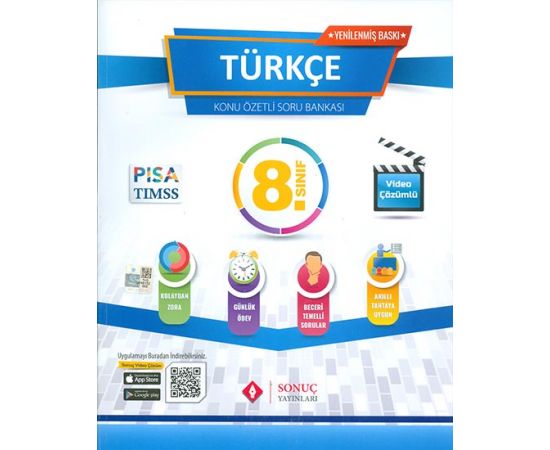 8.Sınıf Türkçe Konu Özetli Soru Bankası Sonuç Yayınları