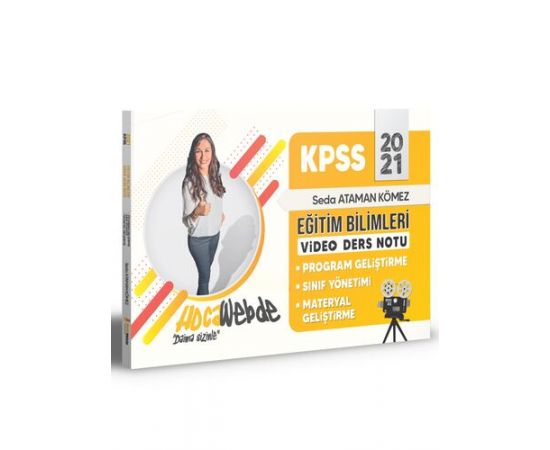 Hocawebde 2021 KPSS Program Geliştirme -Sınıf Yönetimi - Materyal Geliştirme Video Ders Notları