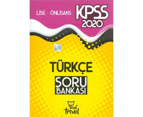 Yeni Trend 2020 KPSS Türkçe Soru Bankası