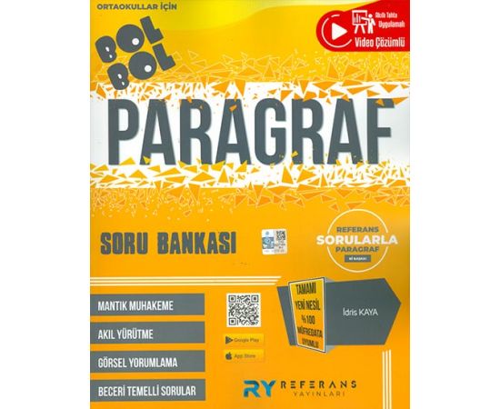 Ortaokullar İçin Bol Bol Paragraf Soru Bankası Referans Yayınları