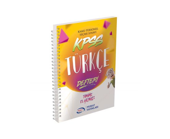 KPSS Türkçe Defteri Murat Yayınları