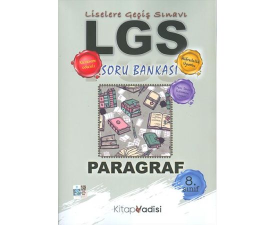 LGS Paragraf Soru Bankası Kitap Vadisi Yayınları