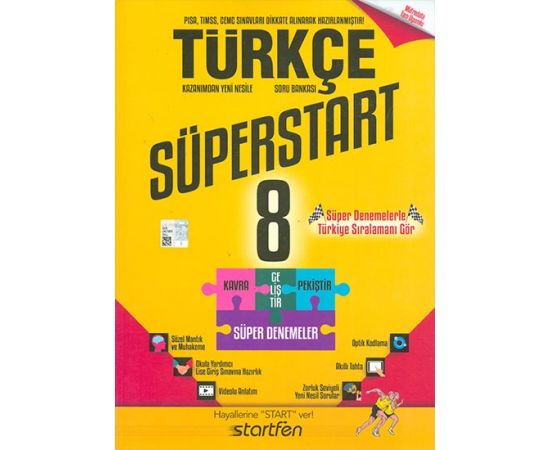 8.Sınıf Türkçe Soru Bankası Startfen Yayınları
