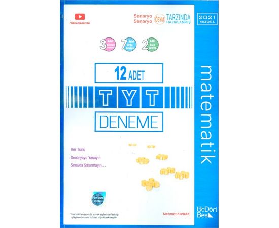 2021 ÜçDörtBeş TYT Matematik 12li Deneme