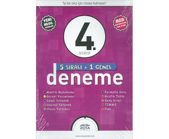 Rota 4.Sınıf 6 Sıralı 2 Genel Deneme