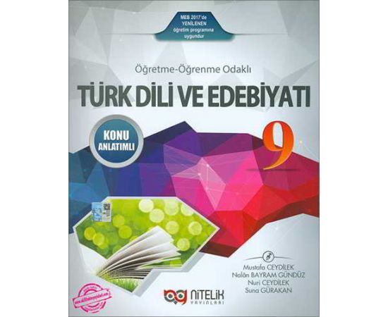 Nitelik 9.Sınıf Türk Dili ve Edebiyatı Konu Anlatımlı (Yeni Müfredat)