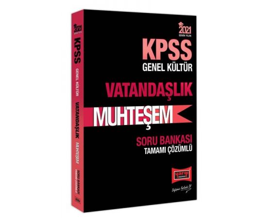 Yargı 2021 KPSS Muhteşem Vatandaşlık Çözümlü Soru Bankası