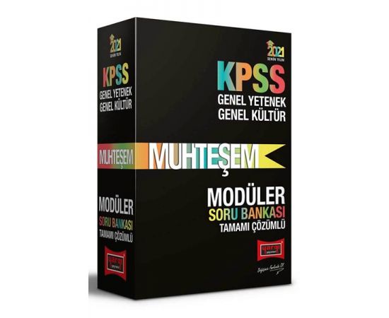 Yargı 2021 KPSS Lisans Çözümlü Modüler Soru Bankası Seti